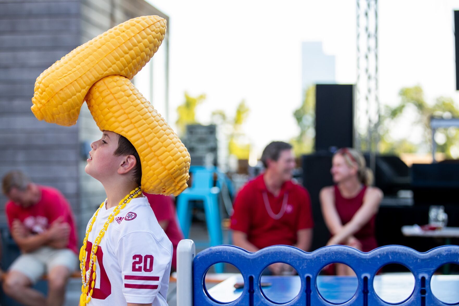 Double corn head